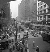 State Street, Chicago, Illinois, USA, early 20th century