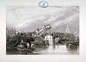 Construction of the Thames Tunnel, London, 1827
