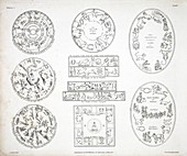 Various representations of the Zodiac, 1822