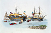Prison ships, 1805