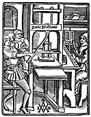 Printing press, 1511,