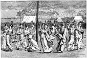 May Day festivities, 1891