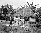 'Negro hut', Jamaica, c1905