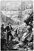 Hydraulic Mining', California, 1859