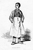 The hospital attendant, 19th century