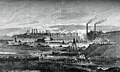 The Landore Siemens' steel works, c1880