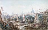 Opening of Blackfriars Bridge, London, 1869