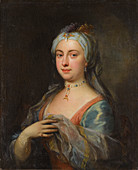 Portrait of Lady Mary Wortley Montagu (1689-1762).