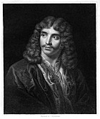 Moliere, French theatre writer, director and actor, (1833)