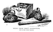 Relics from Cook's expeditions, 1886