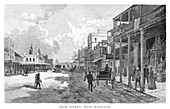 High Street, West Maitland, New South Wales, Australia, 1886