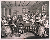Her funerall properly attended', The Harlot's Progress, 1732