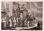The stage-coach or the country inn yard', 1747