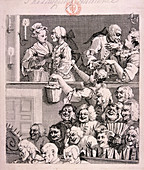The laughing audience', 1733