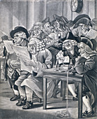 Stockjobbers at the Stock Exchange, London, c1795