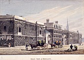 Newgate Prison, Old Bailey, London, c1815