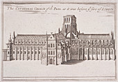 St Paul's Cathedral (old), London, c1666-80