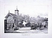 Zoological Gardens, Regent's Park, Marylebone, London, 1835