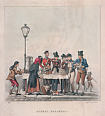 Street Breakfast', London, 1825