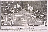 Proposed plan for the rebuilding of the City of London, 1666