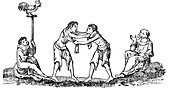Ancient Wrestling, (1833)