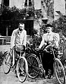 Pierre and Marie Curie, French physicists