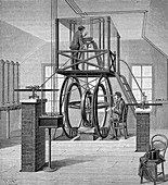 Giant galvanometer, Cornell University, New York, USA, 1886