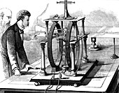 Thomas Edison's electric dynamometer, 1879