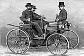 Armand Peugeot's first motor car, 1890