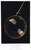 Thomas Young, Thin films illustrated by soap bubble, 1872