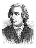 Leonhard Euler, 18th century Swiss mathematician, 1874