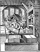 The Printer's Workshop', 1568.