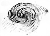 Spiral galaxy in Canes Venatici, 1850