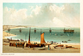 Chain pier, Brighton, Sussex, c1889
