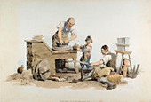 Making flower pots, 1808
