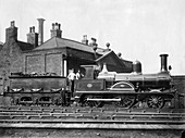 North Staffordshire Railway steam Locomotive, c1875