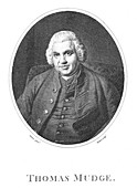 Thomas Mudge, English horologist, 1795