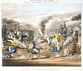 The Progress of Steam. A View in Regent's Park, 1831', 1828