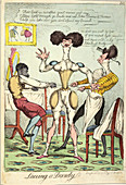 Lacing a Dandy', 1819