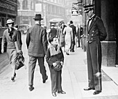 Trocadero pageboy, Westminster, London, 1935