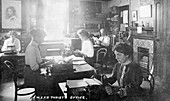 The inner office, Clement's Inn, The Strand, September 1911