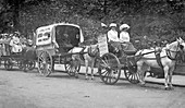 Press Carts' delivering Votes for Women, London, 1911
