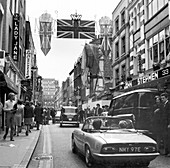 Shoppers on Carnaby Street, London, 1968