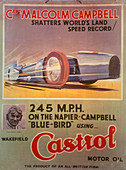 Poster advertising Castrol oil