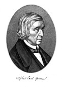 Wilhelm Carl Grimm, German author, 1887