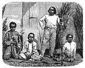Natives of the island of Reunion', c1890