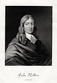 John Milton, English poet, 19th century