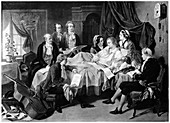 The Deathbed of Mozart', 1791