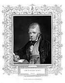 Sir Walter Scott, Scottish historical novelist and poet