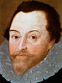 Sir Francis Drake, English sailor, 1591